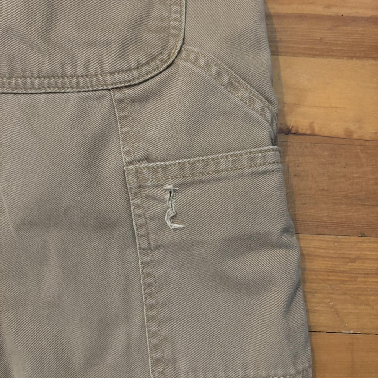 34x30 tan carhartt carpenter pants. good condition... - Depop