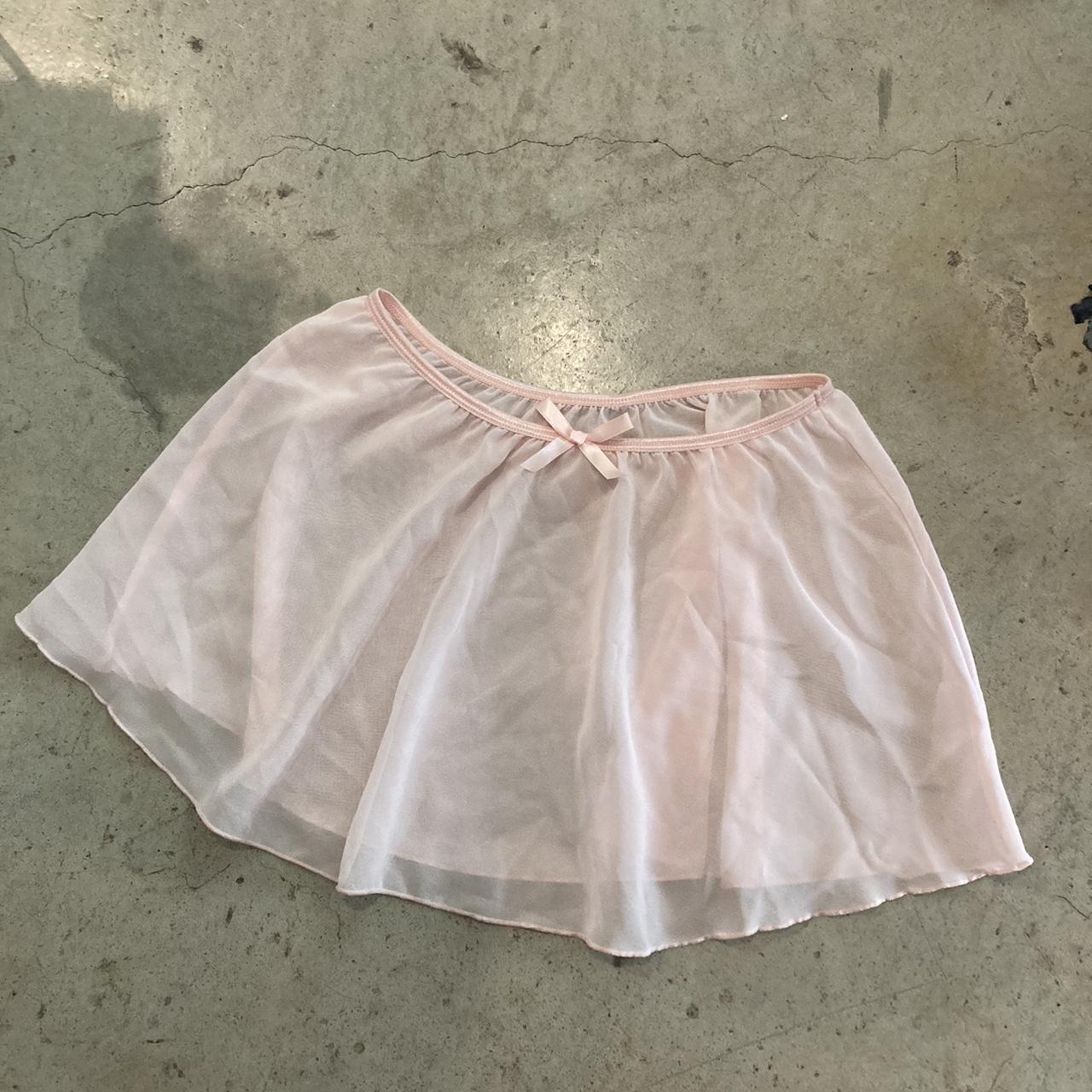 Dolls Kill Women's Pink Skirt | Depop