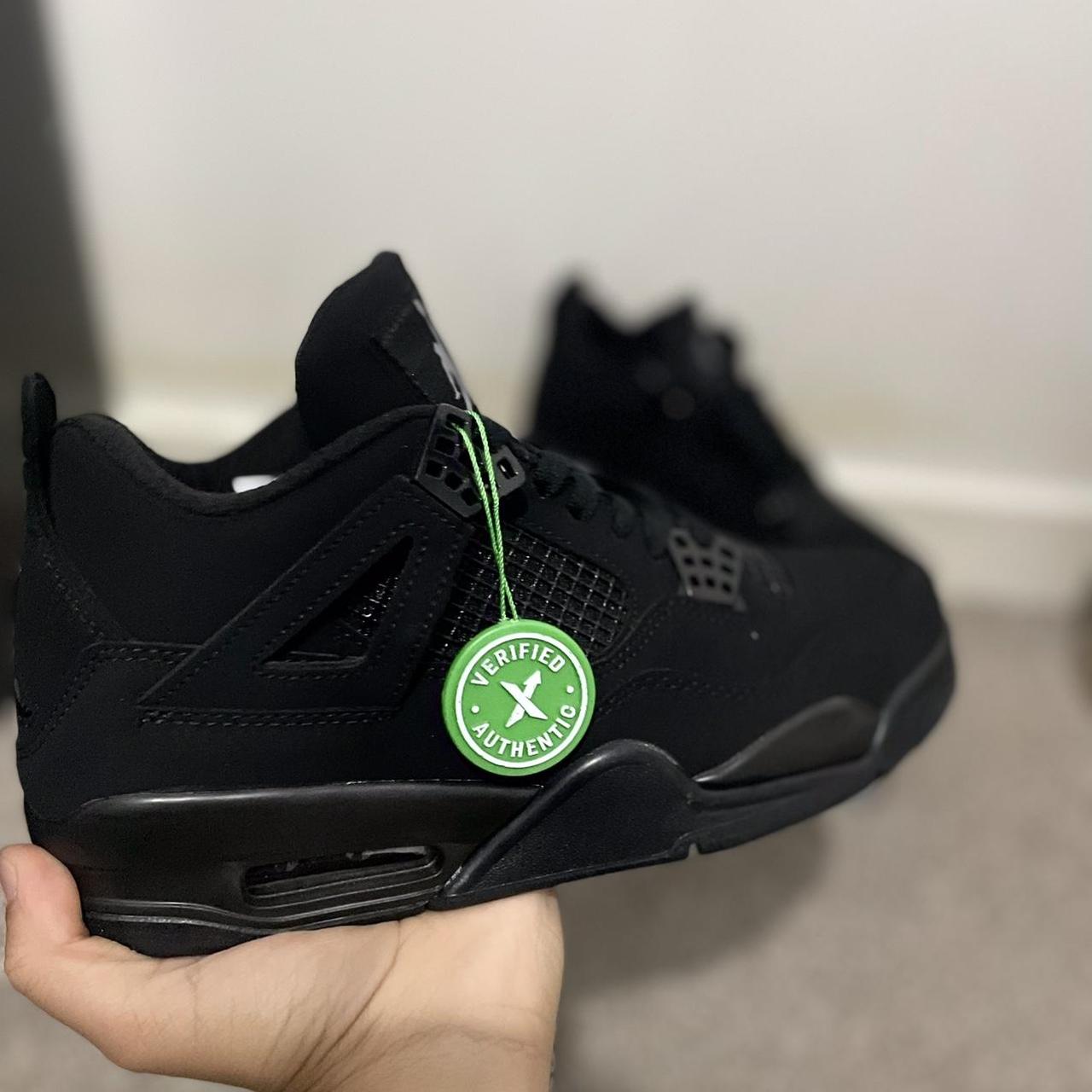black cats jordan 4 gs