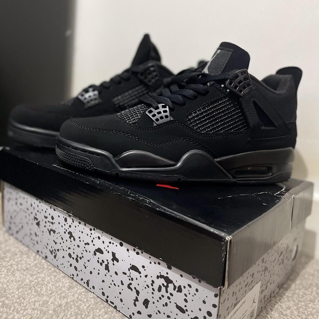 black cats jordan 4 gs