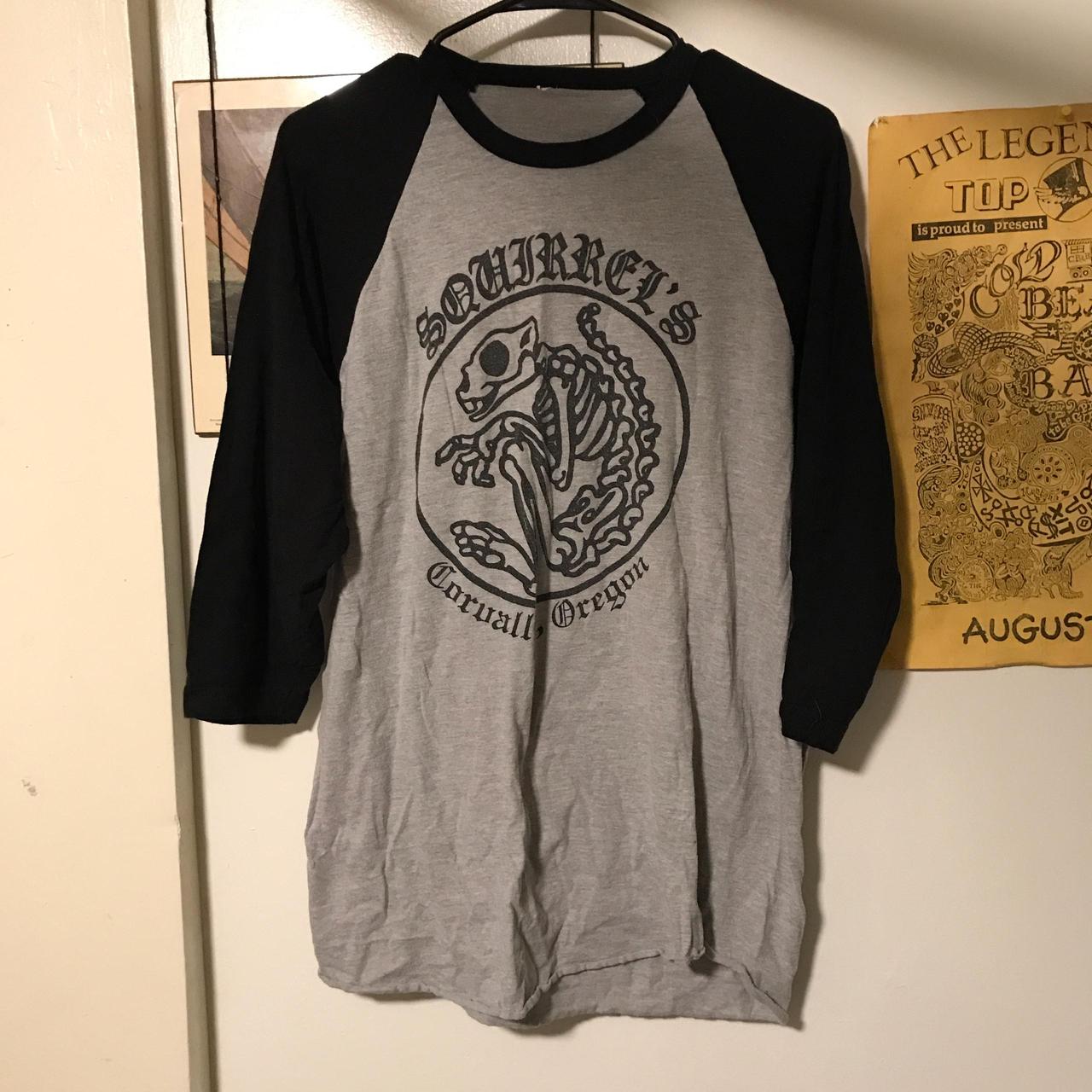 Squirrels Corvallis Oregon baseball tee No tag fits... Depop