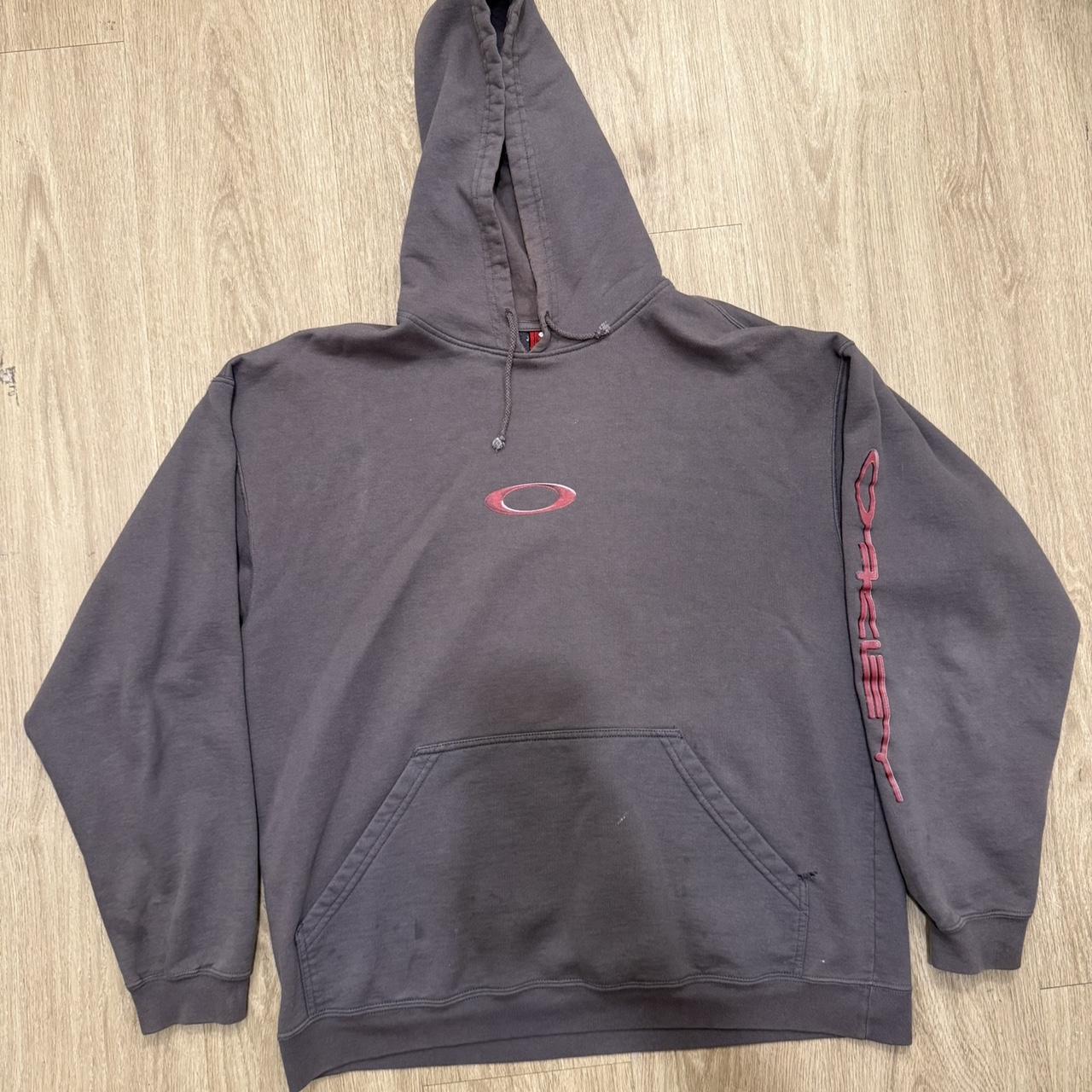 Oakley Men's Hoodie - Grey/Black - L – Grail Oakley software hoodie such a rare …