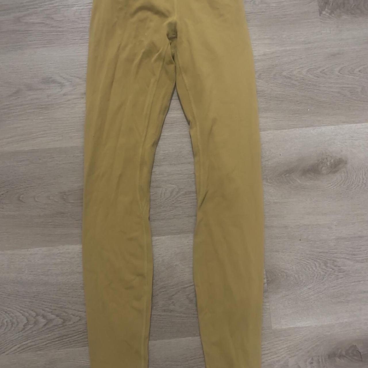 Lululemon Women's Leggings Tan/Khaki – Greenish lulu align - Main Image