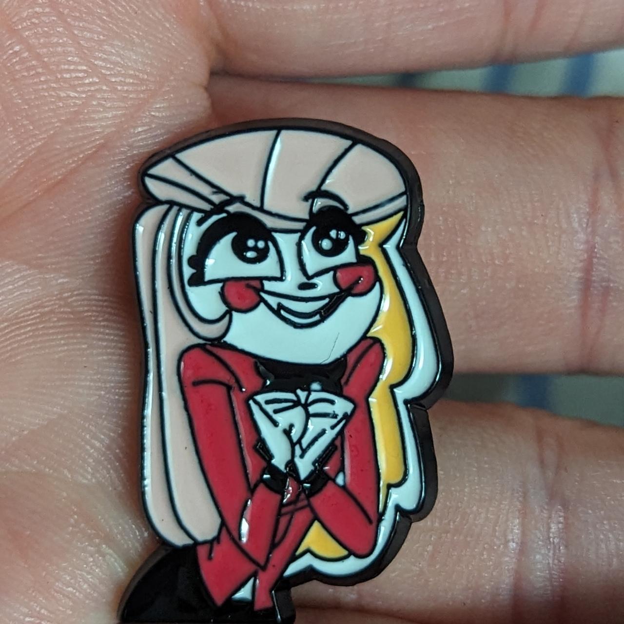 Kawaii Cute Hazbin Hotel Charlie Morningstar Enamel... - Depop