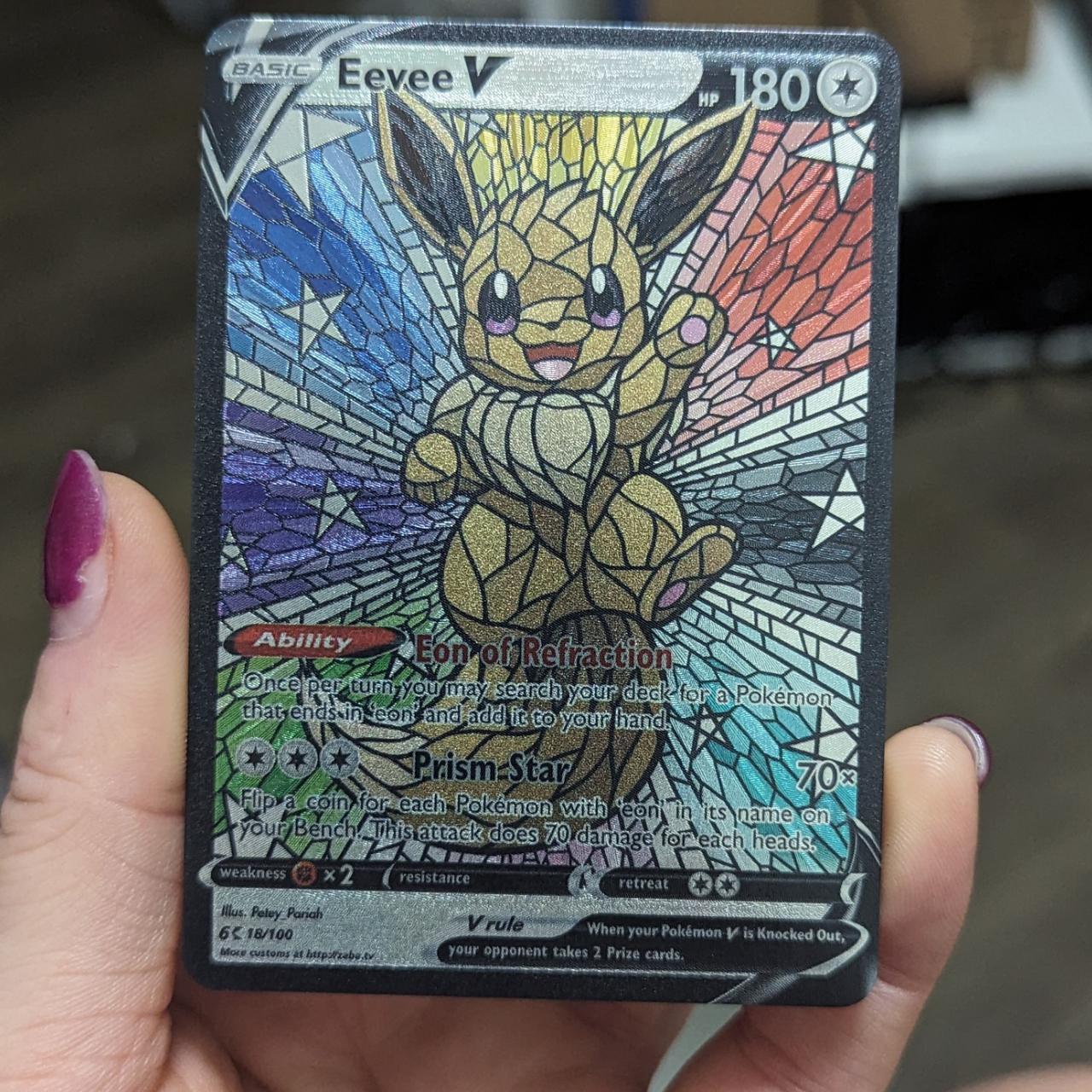 PROXY/CUSTOM CARD - Eevee V Mosaic Art This is a... - Depop