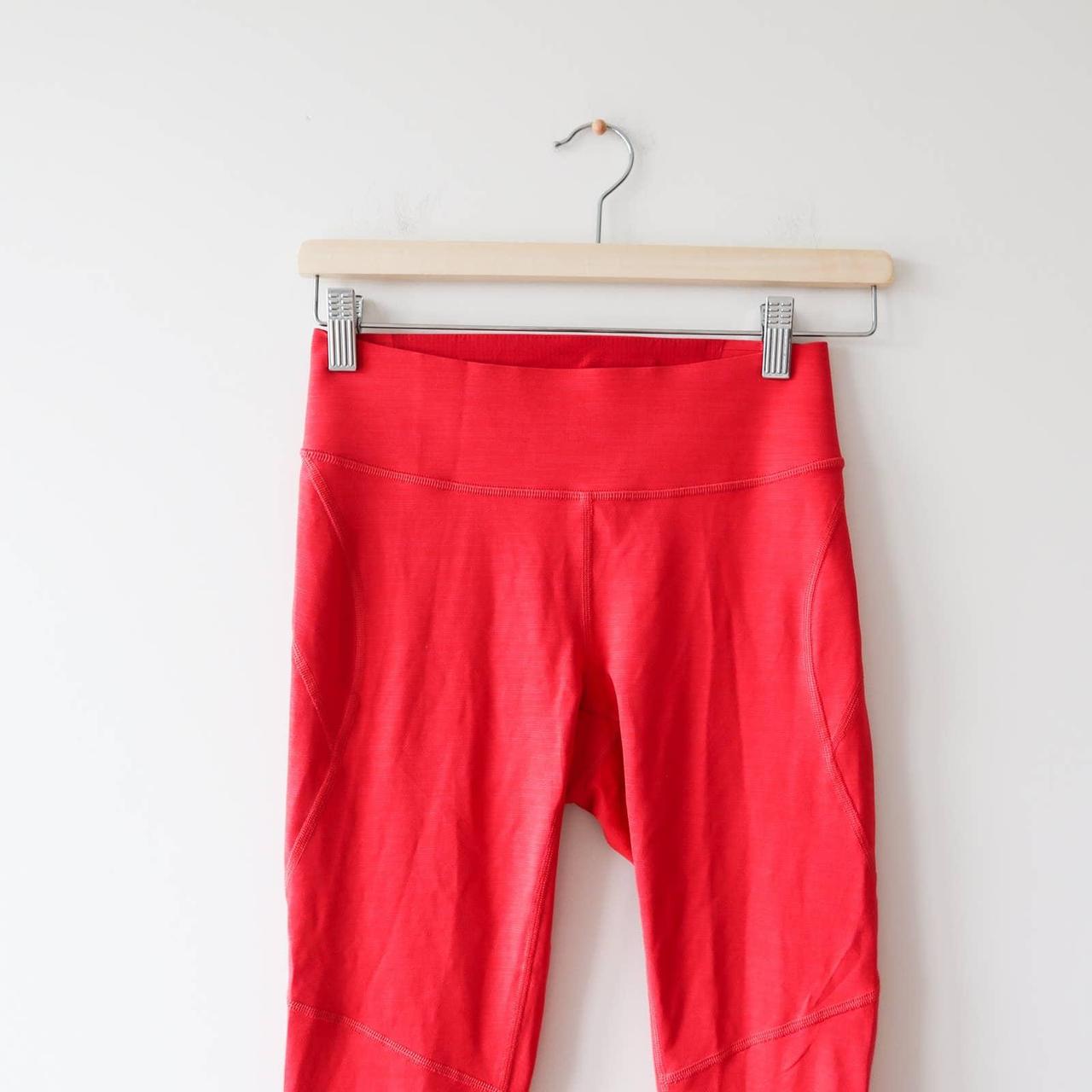 Outdoor Voices Leggings Red High Rise Core TechSweat - Depop