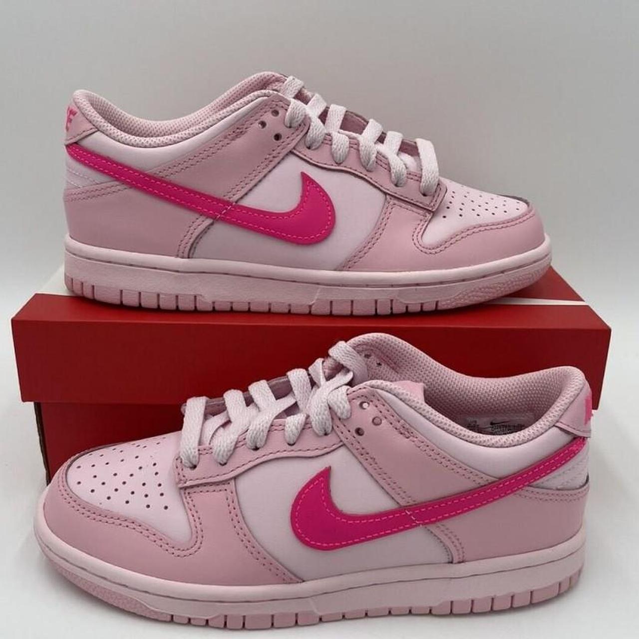 Dunk Low triple pink Once payment is received, item... - Depop