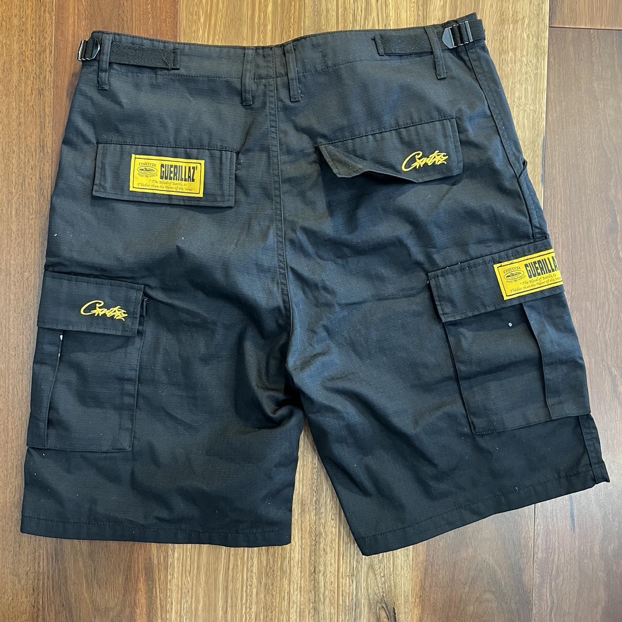 Corteiz Guerillaz 21’ Cargo Shorts - Depop