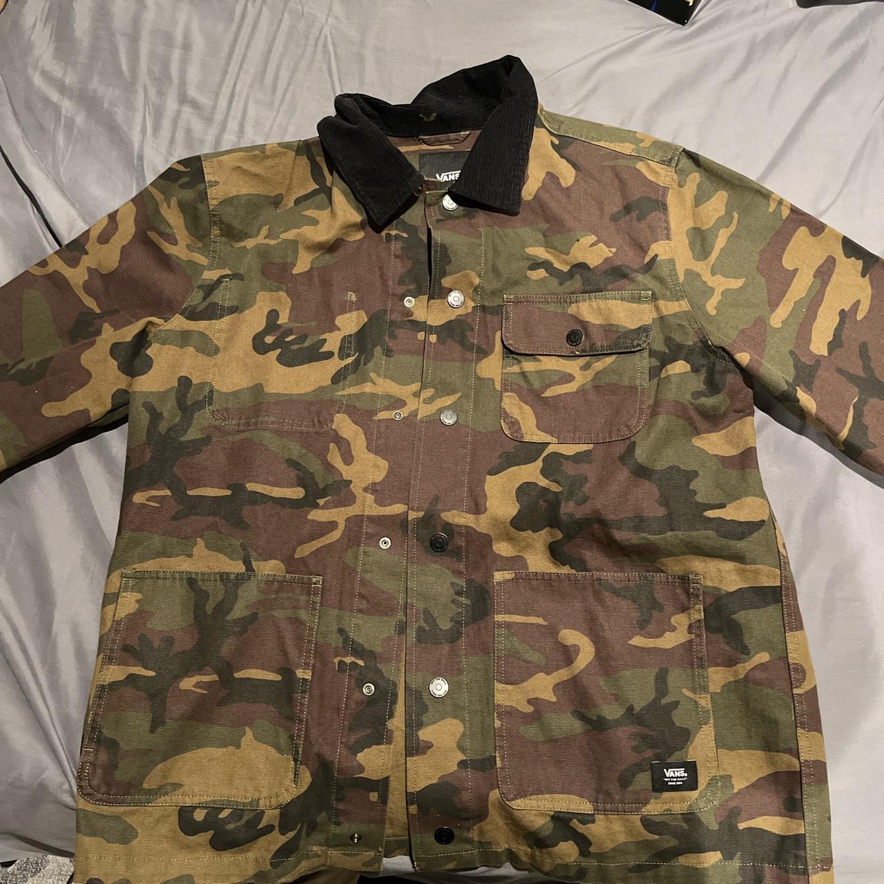 Vans hot sale camo coat