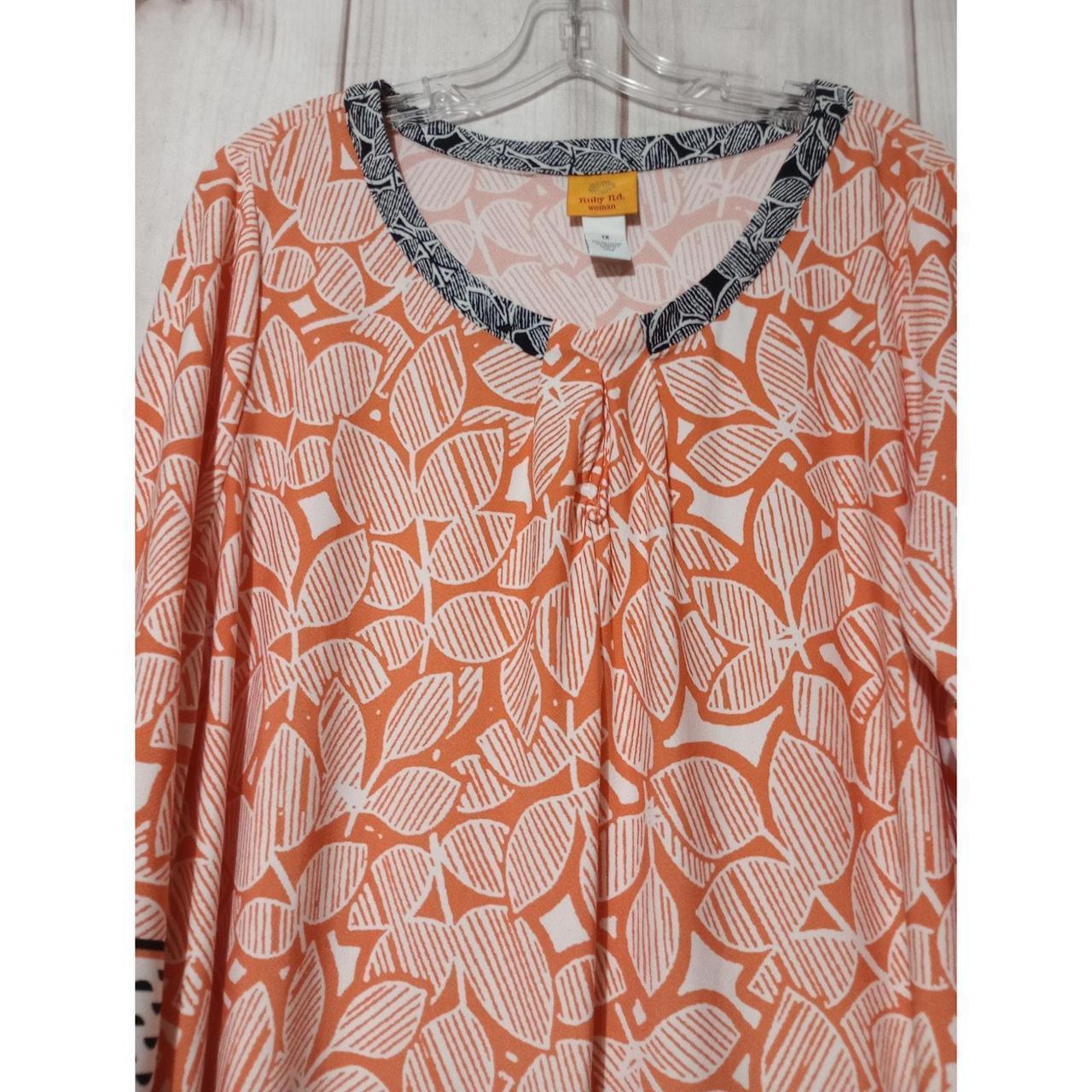 Ruby Rd. Women's Blouse - Orange - One size – Rub… - image 4