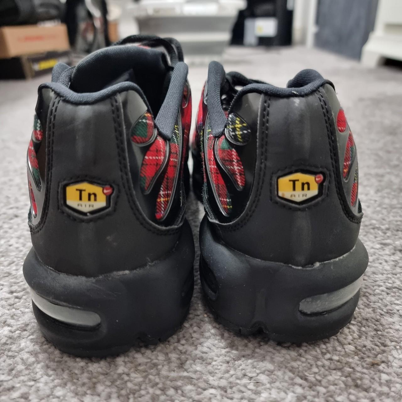 Nike Air Max Plus TN Tartan Black Trainers . Depop