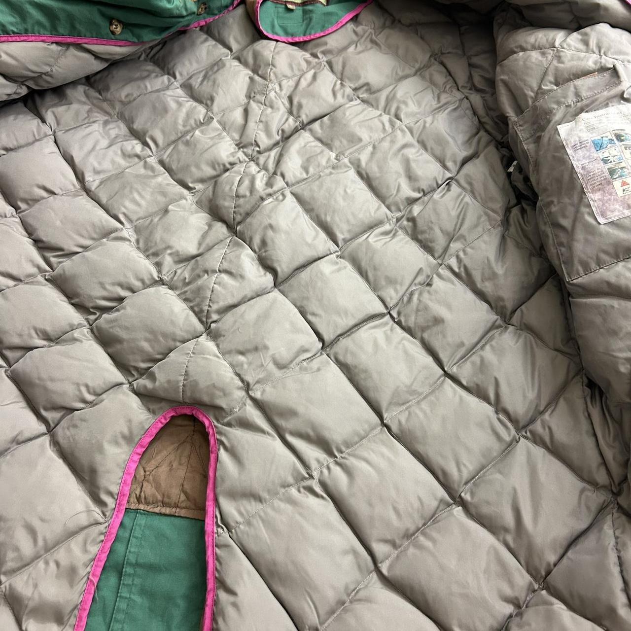 Vintage Men's Overcoat - Green/Brown - L – Vtg Br… - image 5