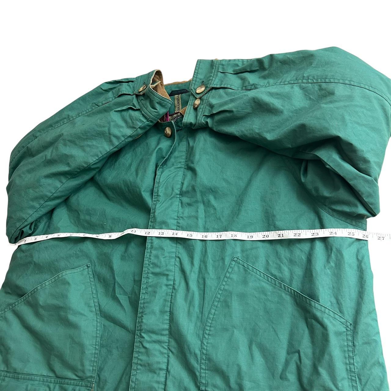 Vintage Men's Overcoat - Green/Brown - L – Vtg Br… - image 6