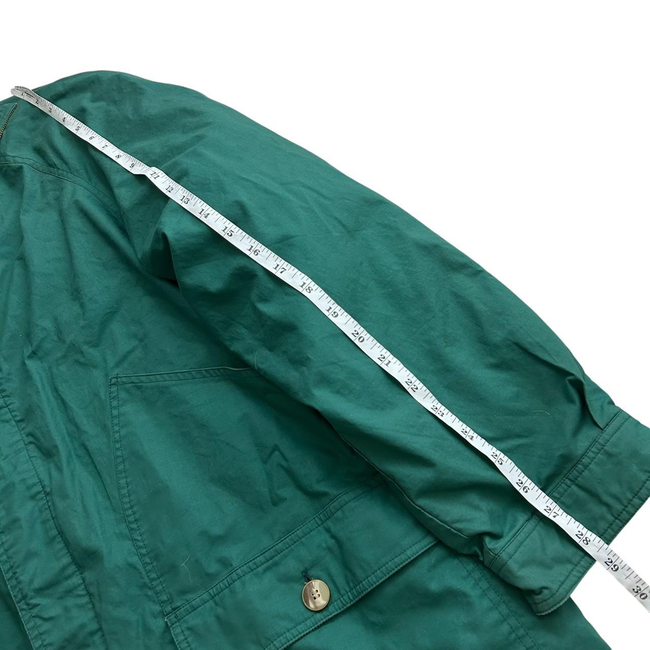 Vintage Men's Overcoat - Green/Brown - L – Vtg Br… - image 8