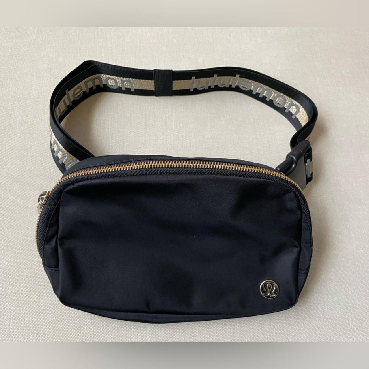 Lululemon Black/Gold Everywhere deals Belt Bag 1L