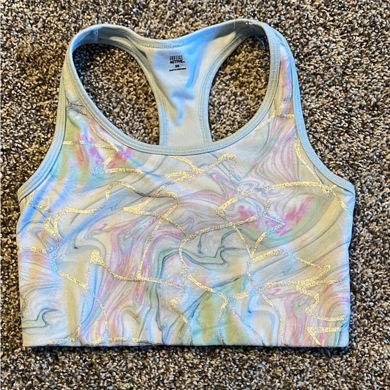 Justice Blue Active Sports Bras