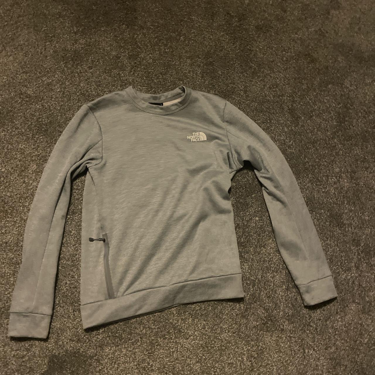 Grey north face Crewneck Size small No wears or tears - Depop
