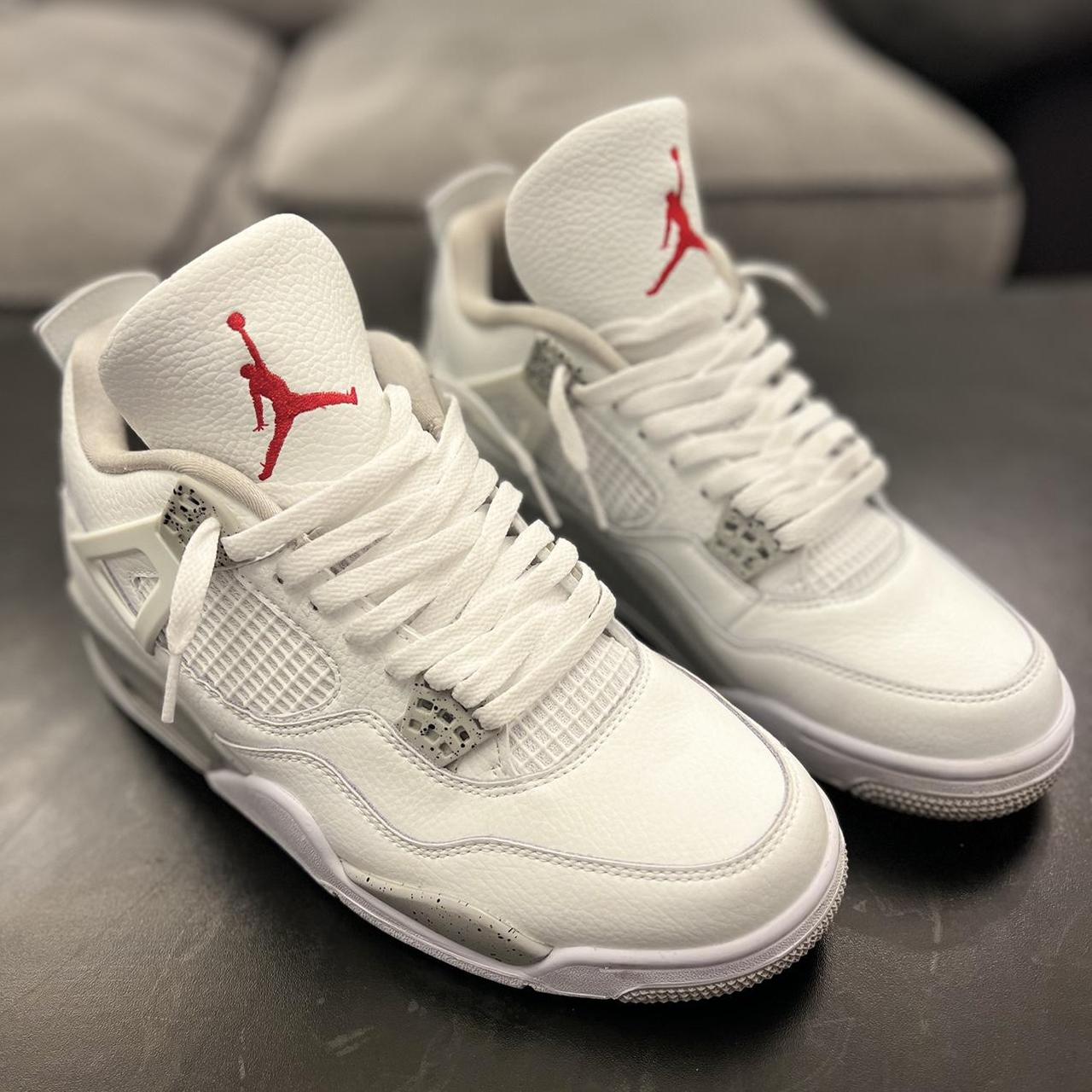 mens jordan 4 white oreo