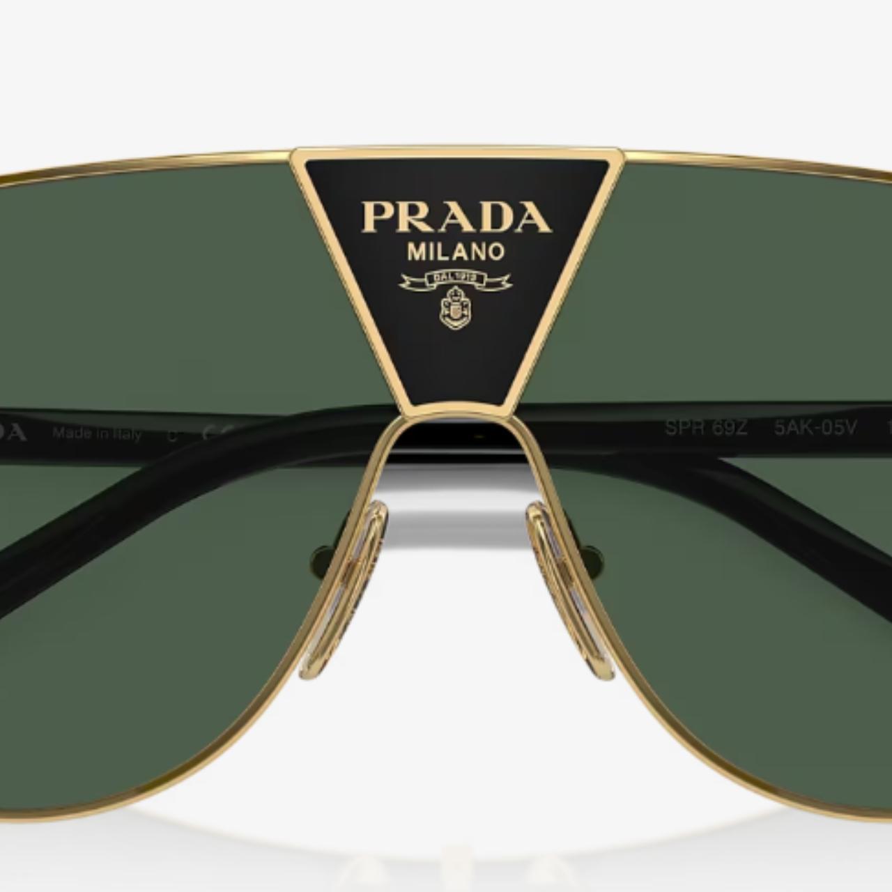 Brand New Prada Sunglasses PR 17WS 13N 5S0 Sage-Black/Grey For Women | eBay