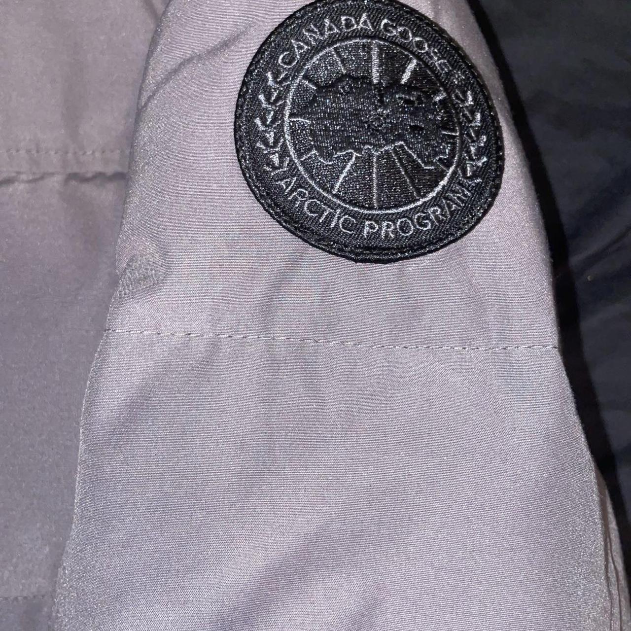 Medium grey Canada goose tag is