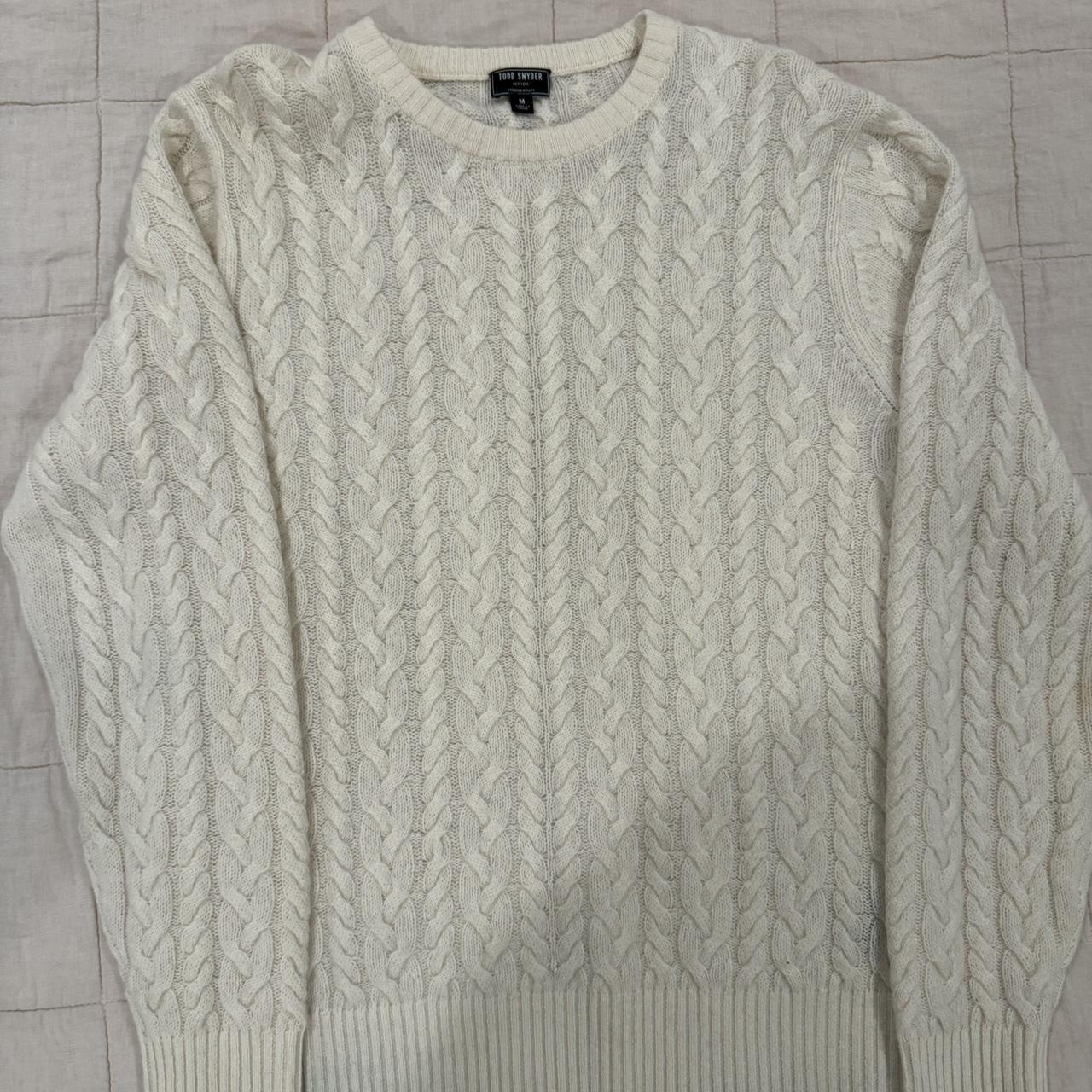 Men’s Medium Todd Snyder Cable Knit Sweater #mens... - Depop