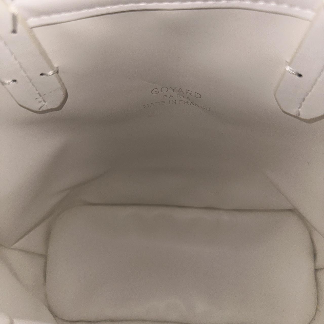 White mini goyard tote w/ change purse. Open to | Depop