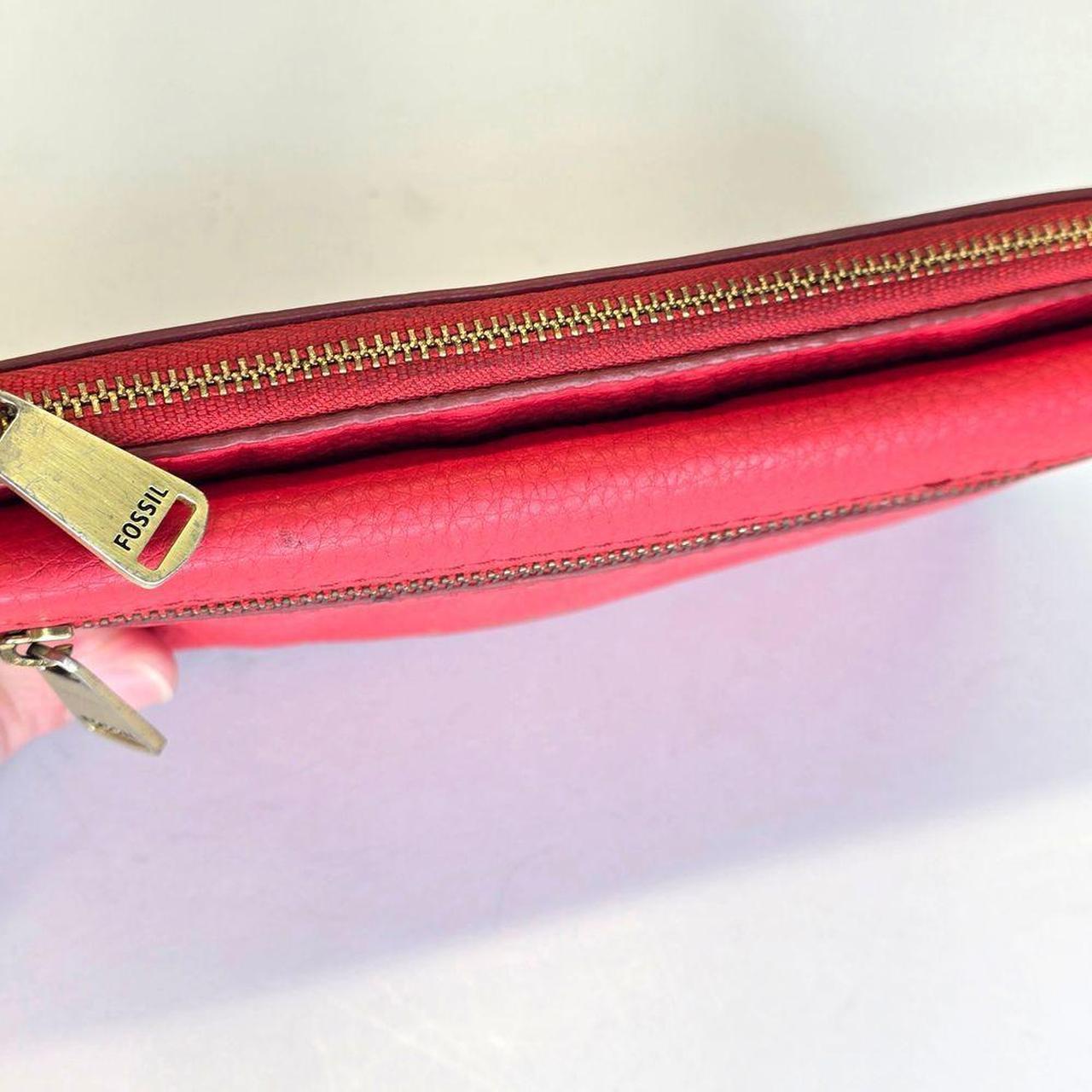 Fossil Women's Wallets - Red – Fossil Red Pebbled… - image 4