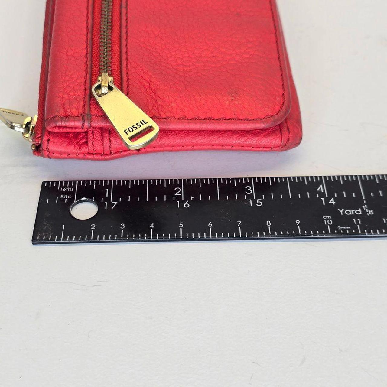 Fossil Women's Wallets - Red – Fossil Red Pebbled… - image 8
