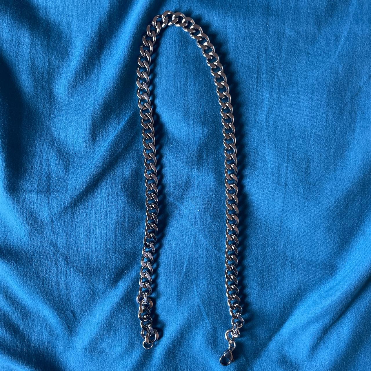 20 Inch Cuban Link Stainless Steel Chain With No Depop   P0 