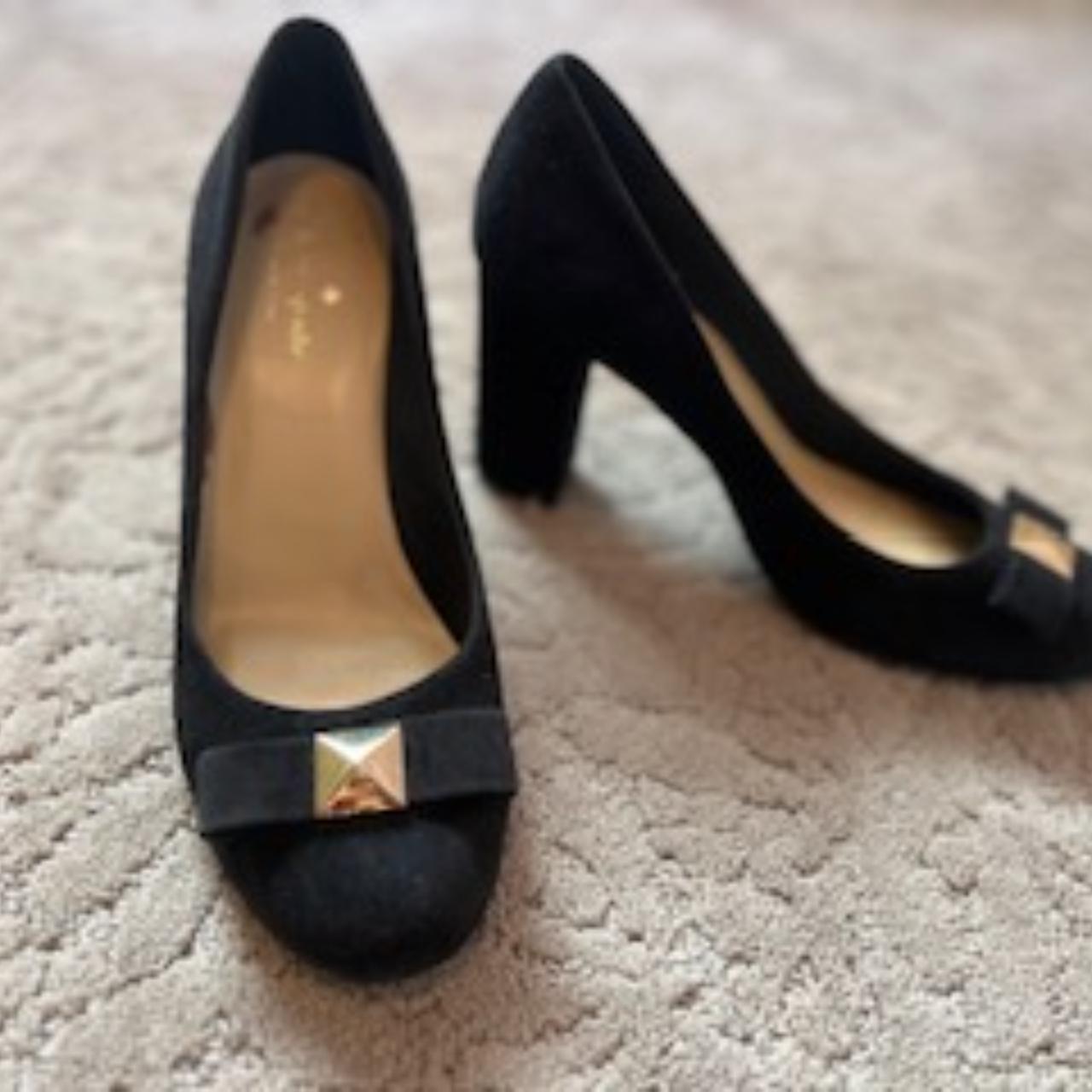 Kate spade suede pumps deals