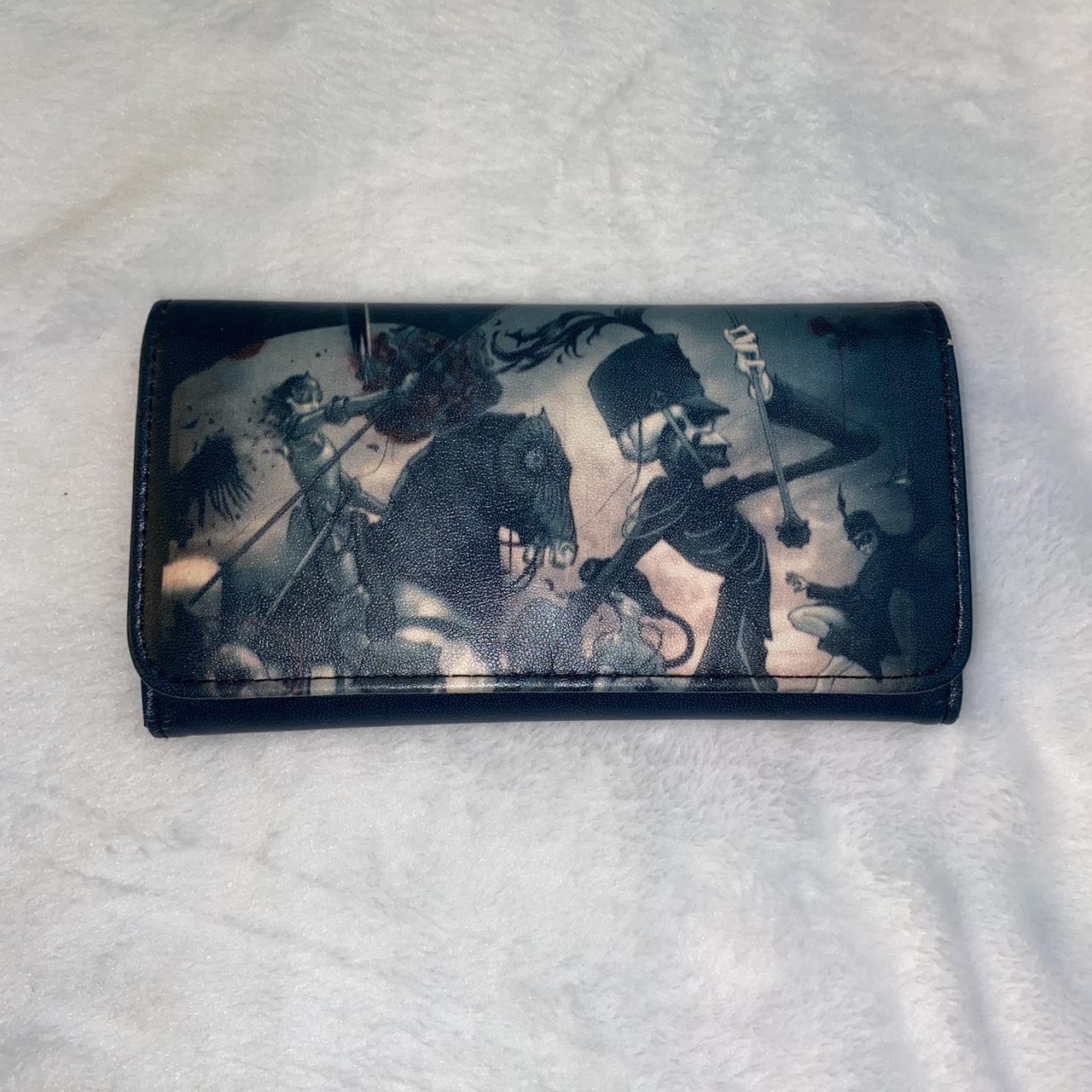 Hot Topic Womens Navy And Silver Wallet Purses Depop