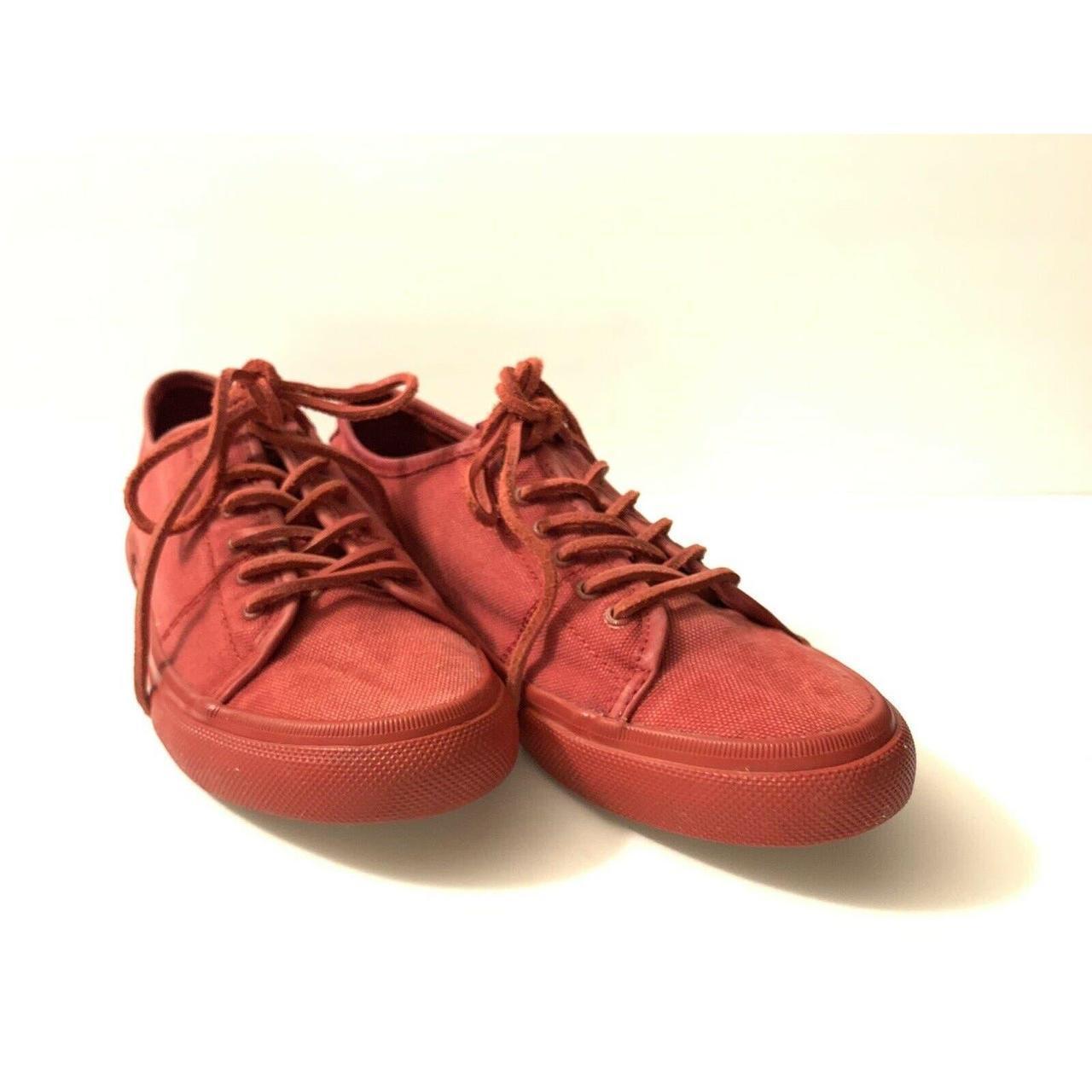 1 FRYE Women s Gia Canvas Low Leather Lace Up. Depop