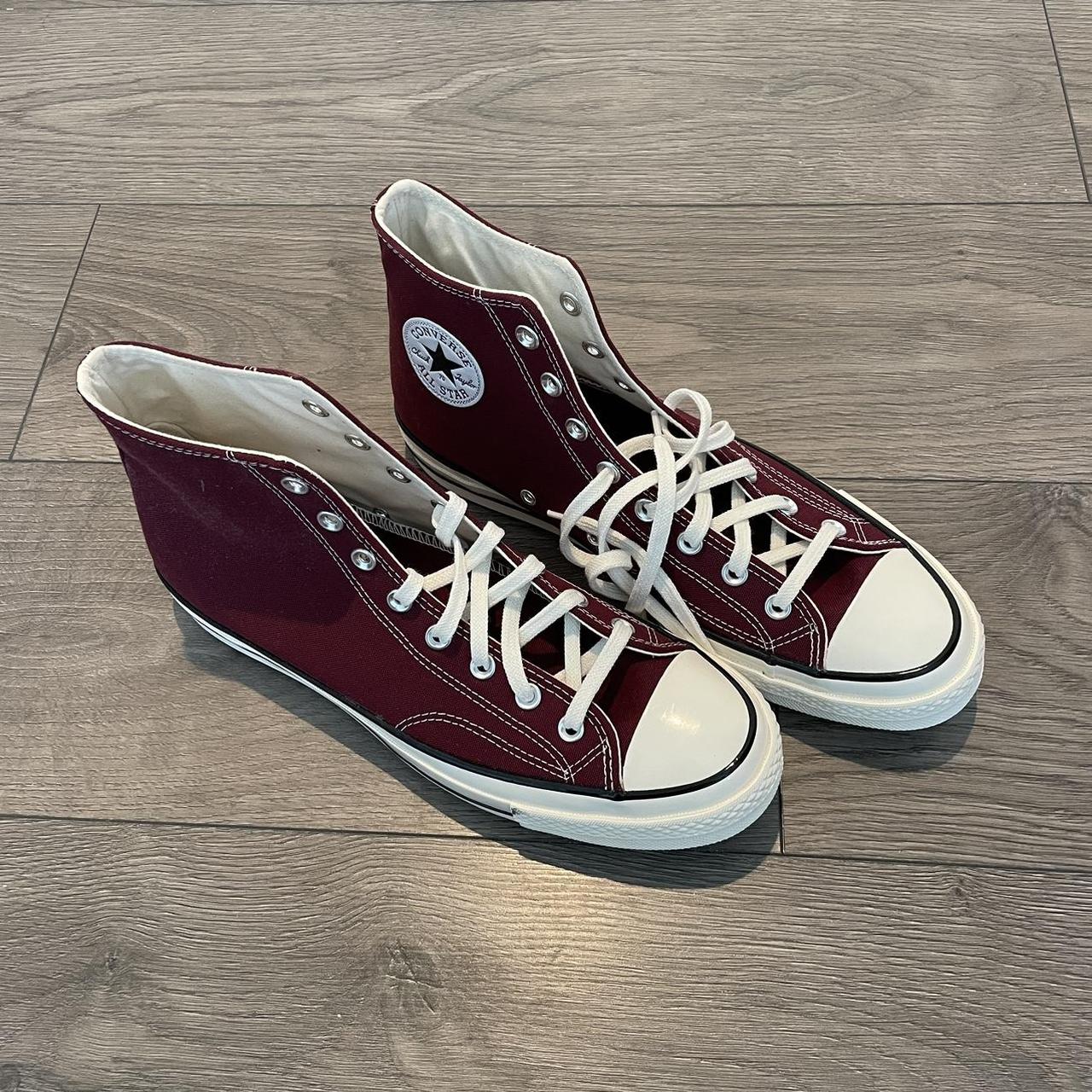 Burgundy mens clearance converse