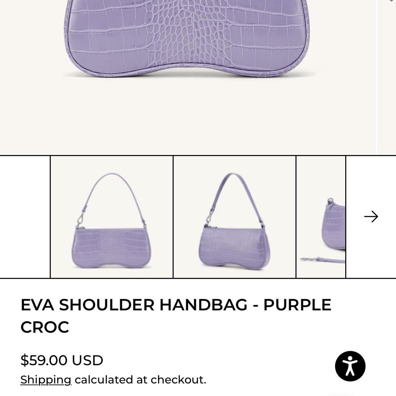 Eva Shoulder Bag - Purple Croc - Fashion Women Vegan Bag Online Shopping - JW Pei