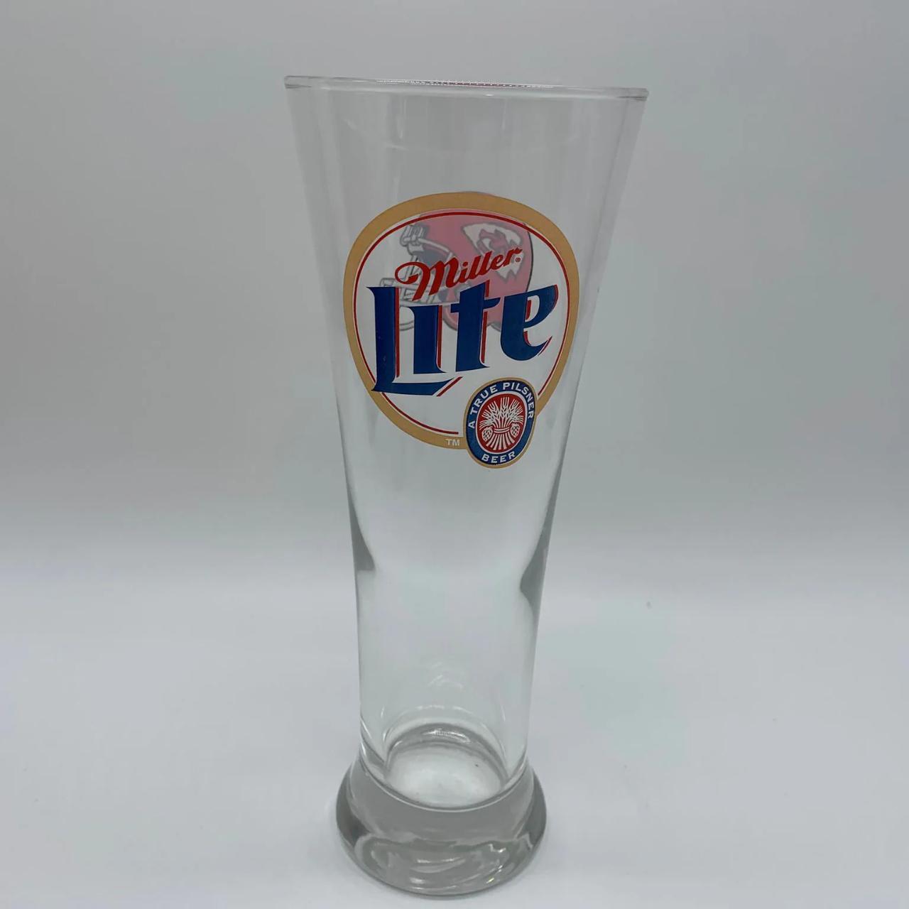 Miller Lite Pilsner Beer Glass Barware Large Kansas... - Depop