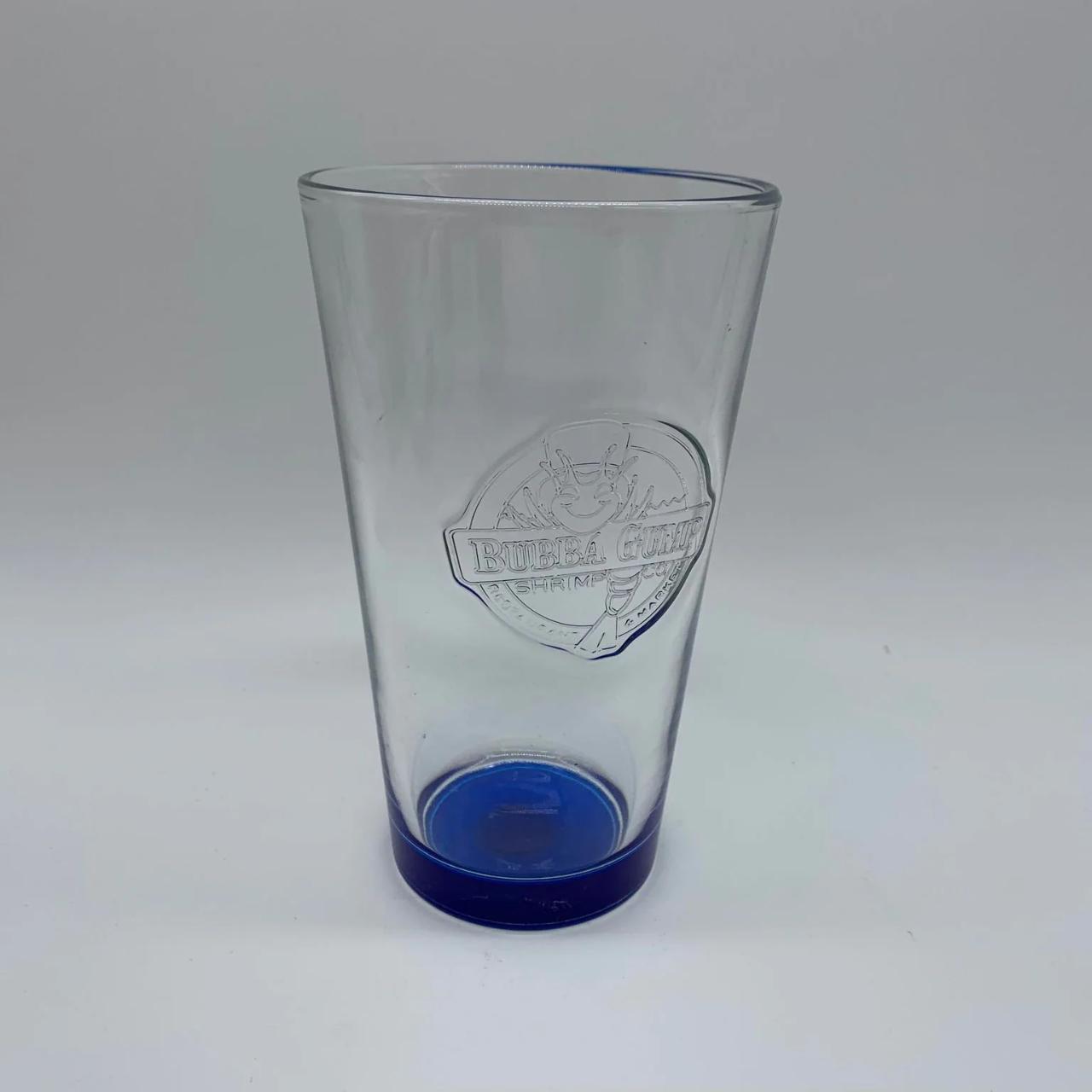 Bubba Gump Shrimp Co Clear Emboss Logo Blue Bottom... - Depop