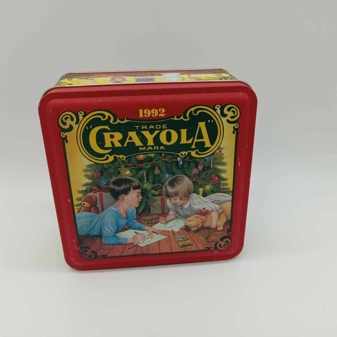 1992 orders Crayola collectible holiday tin