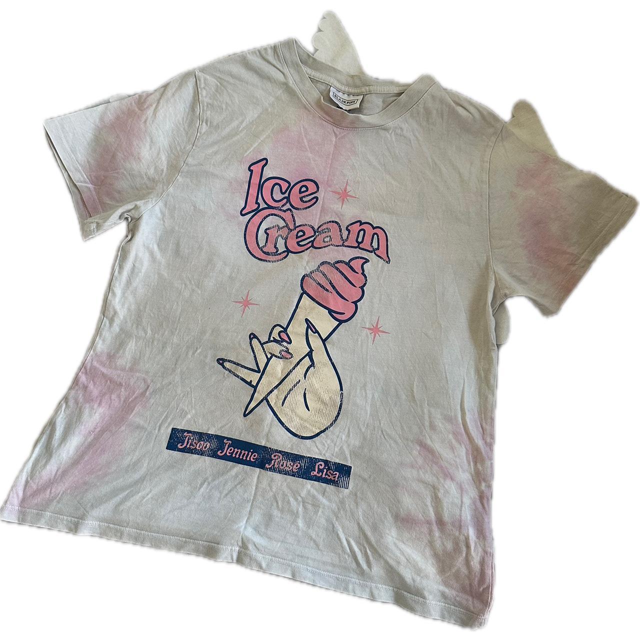 COTTON ON X BLACKPINK collab Ice-cream T-shirt Light | Depop