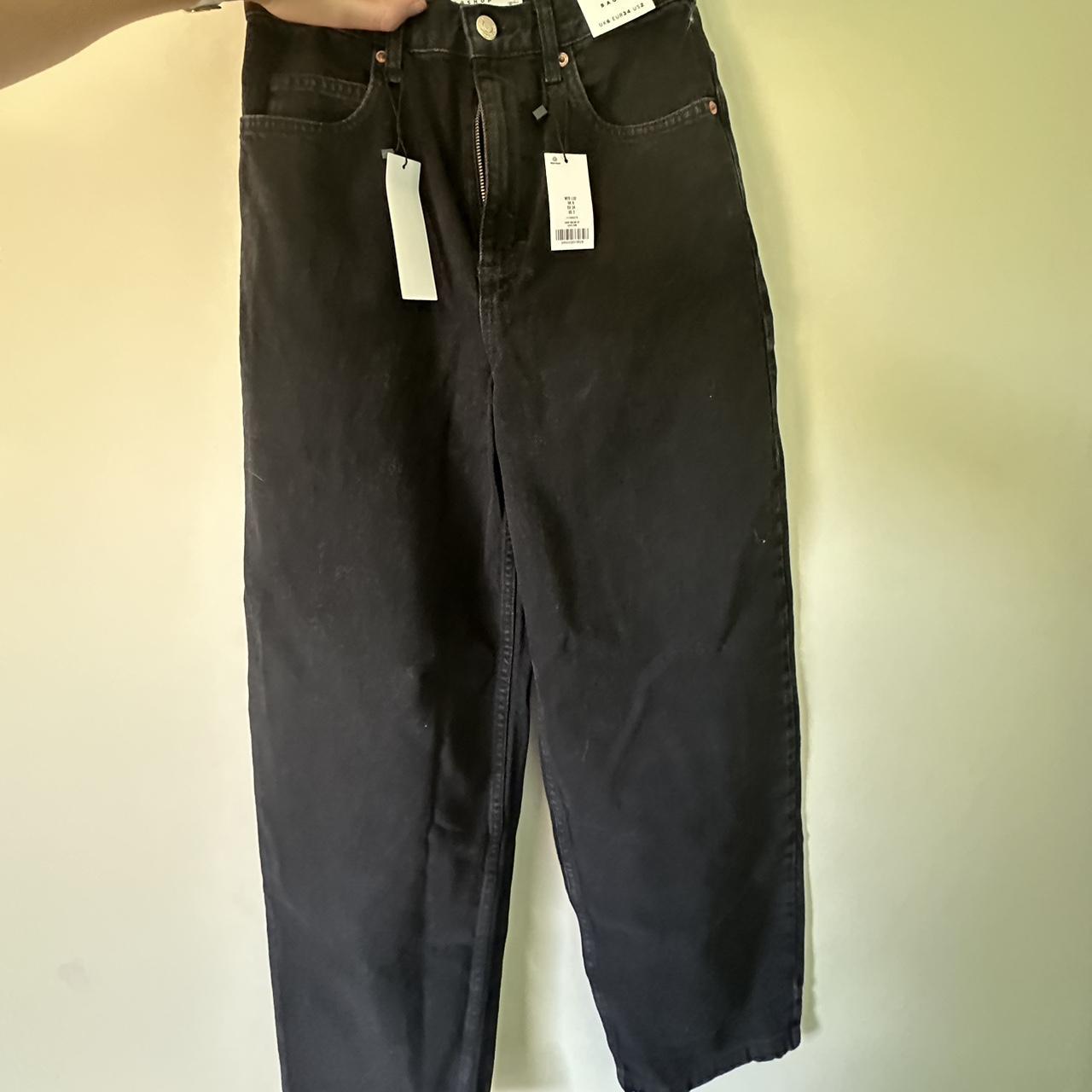 topshop black baggy jeans, shipping not included