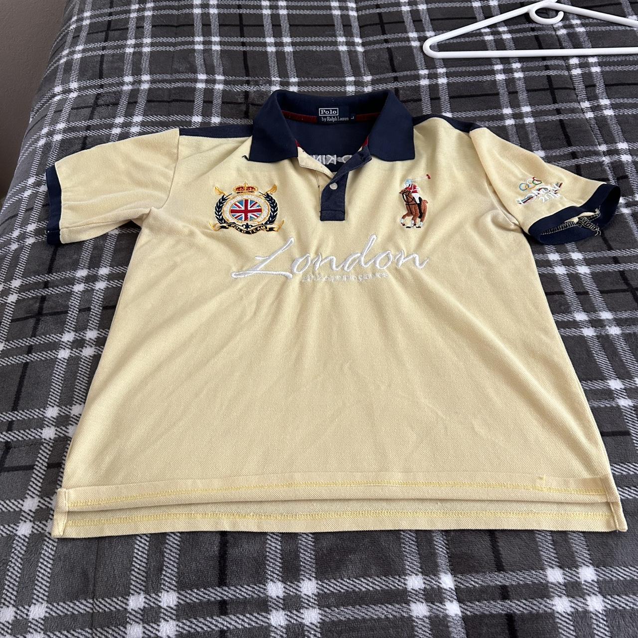 Polo Men's Polo shirt - Yellow/Cream - L – Vintag… - image 1