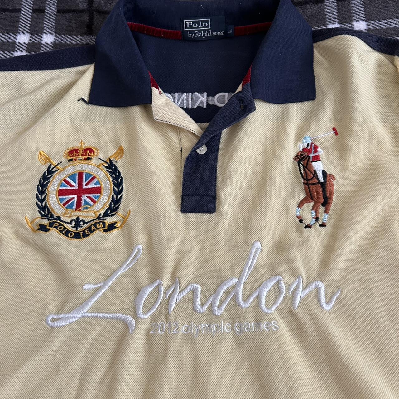 Polo Men's Polo shirt - Yellow/Cream - L – Vintag… - image 3