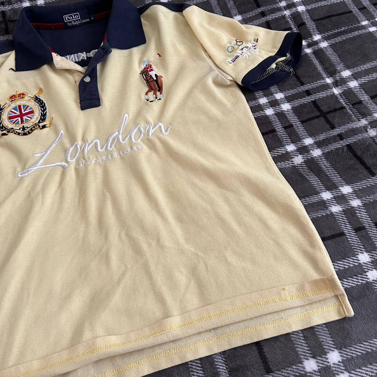 Polo Men's Polo shirt - Yellow/Cream - L – Vintag… - image 6