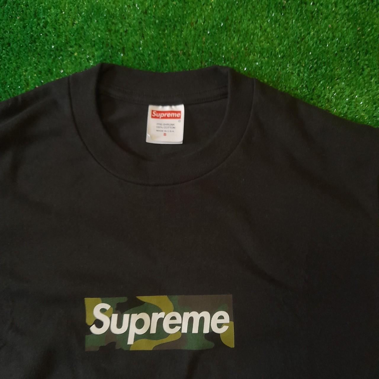 👕Supreme fw23 ash grey box logo camo military | Depop