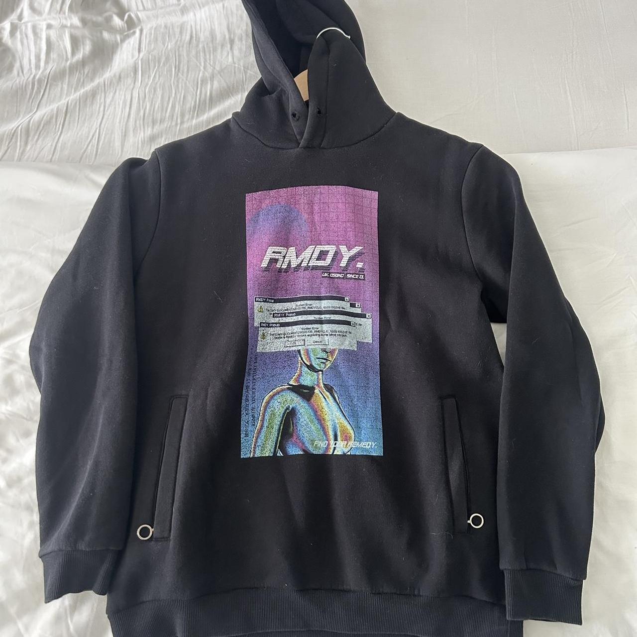 Black graphic RMDY hoodie