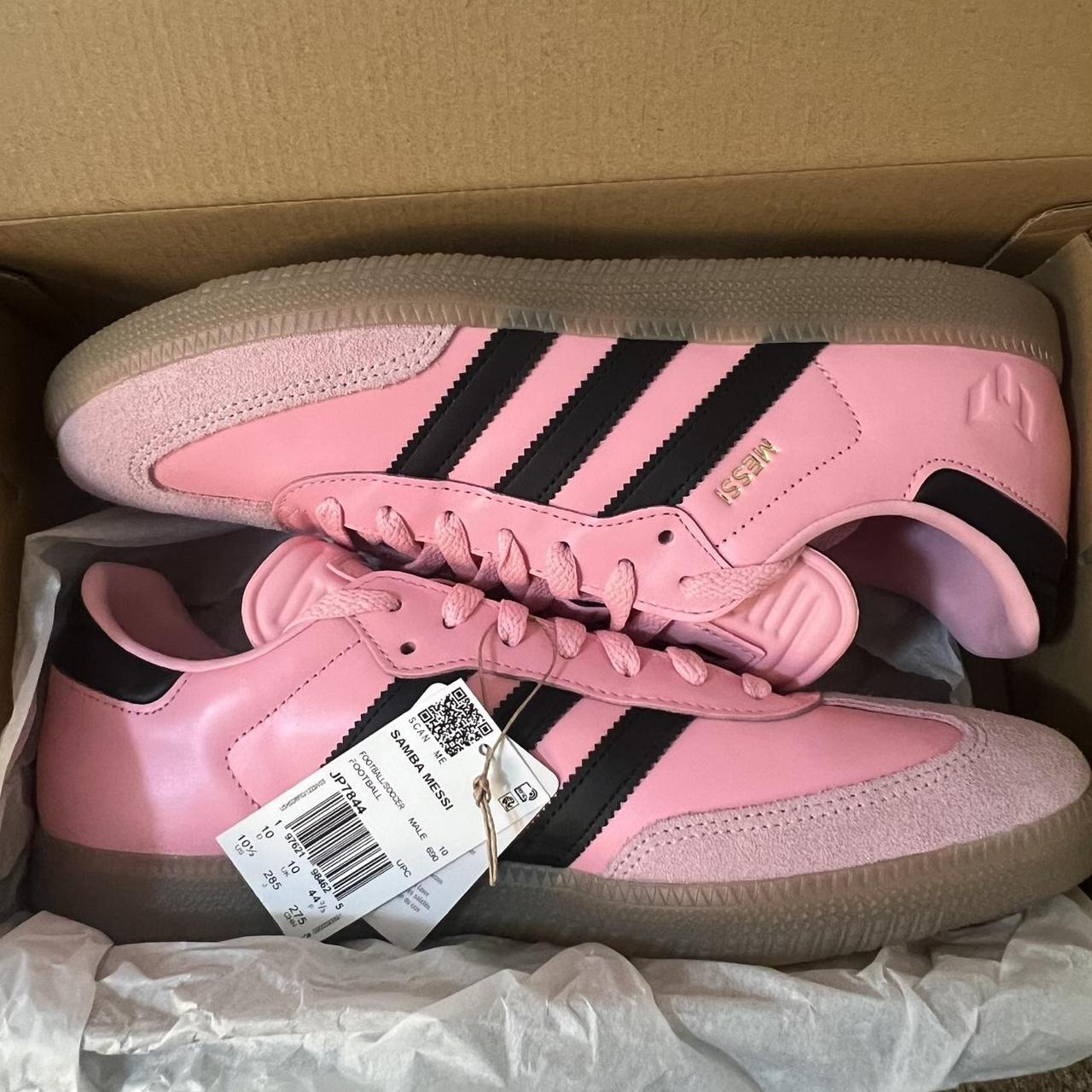 adidas pink trainers mens