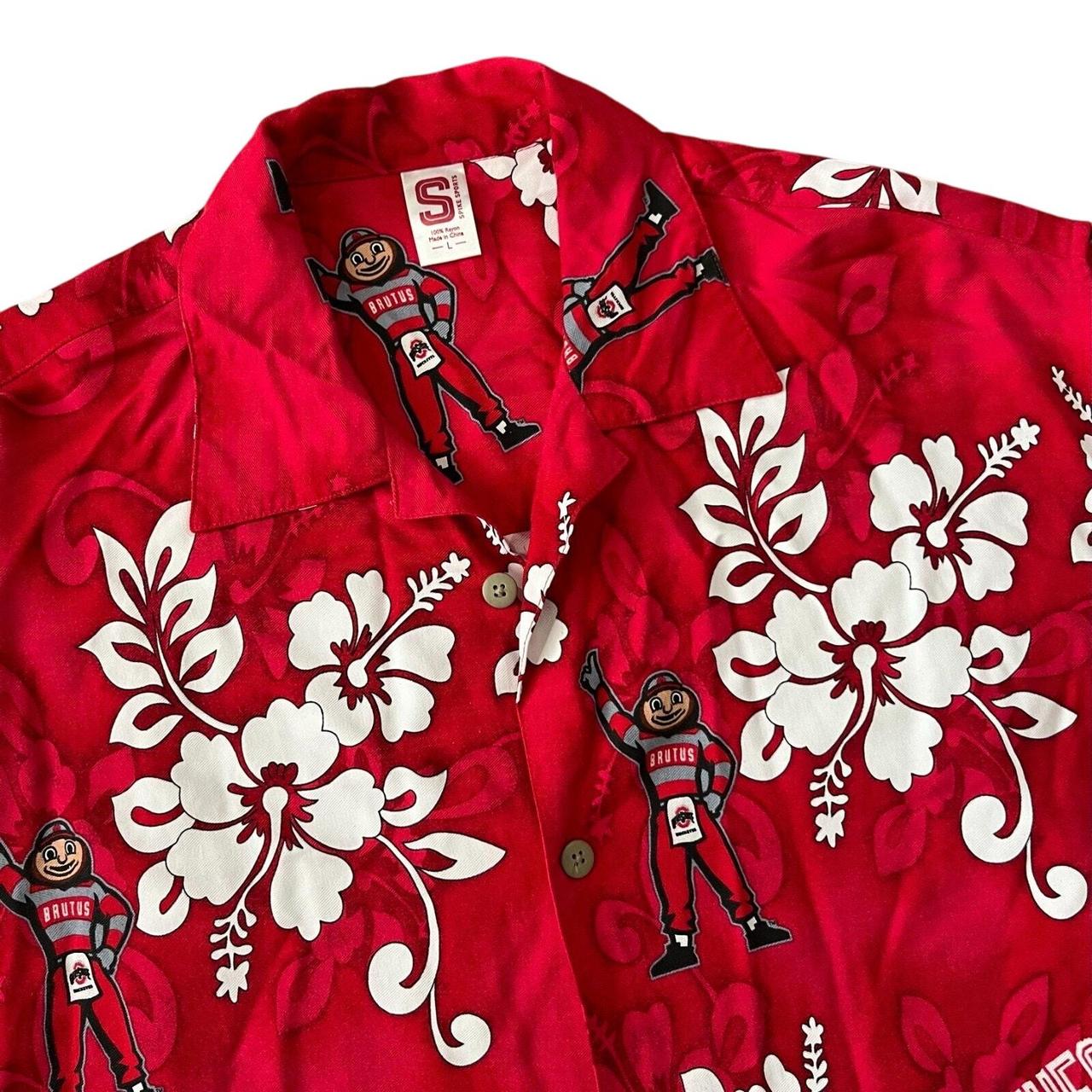 Vintage Men's Shirt - Red - L – Ohio State Buckey… - image 2