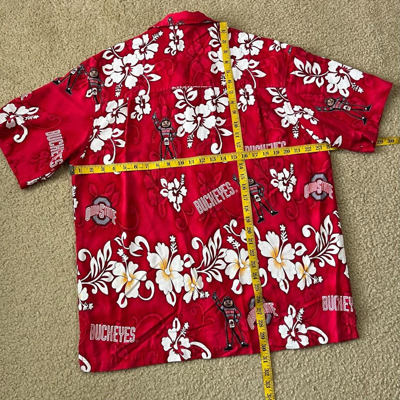 Vintage Men's Shirt - Red - L – Ohio State Buckey… - image 4