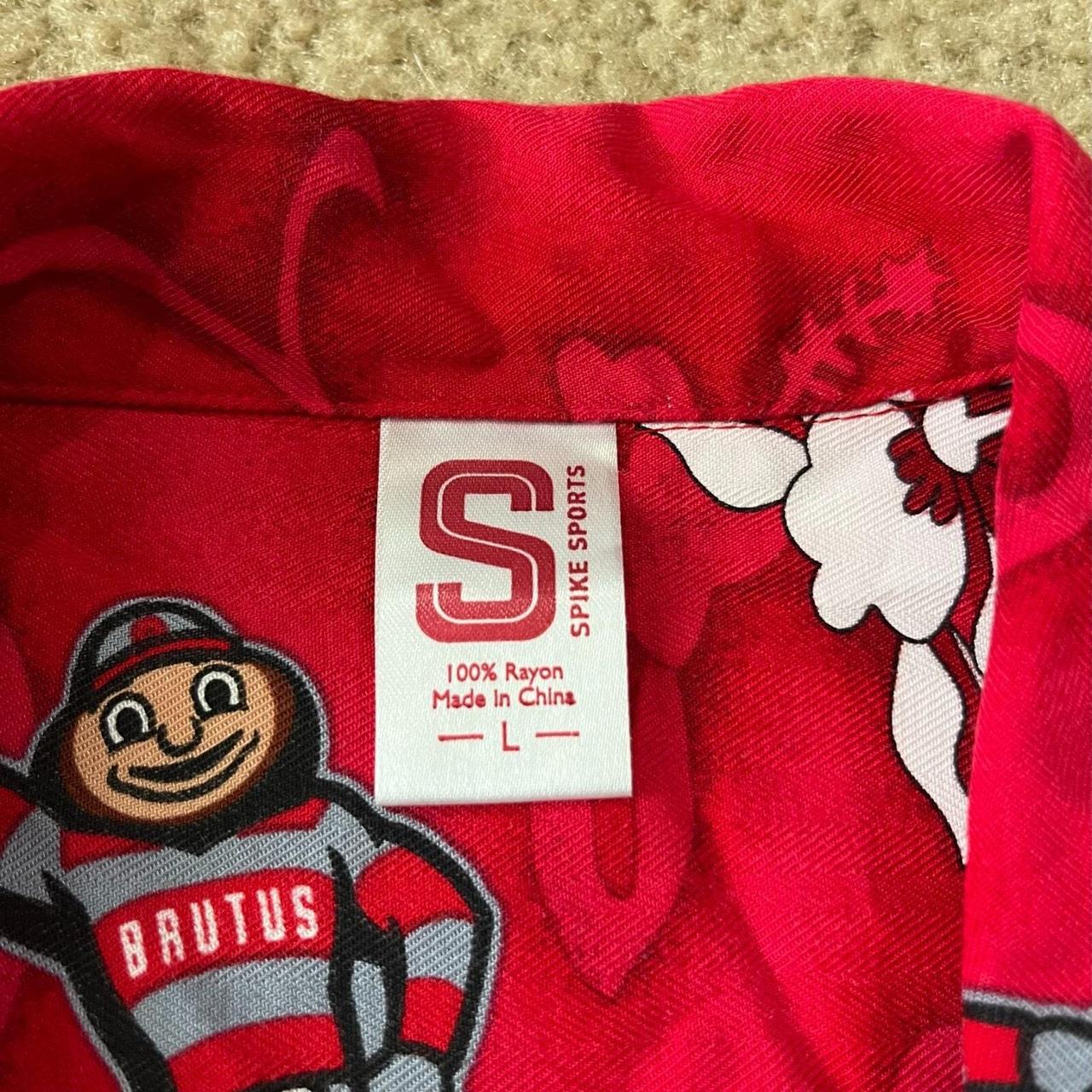 Vintage Men's Shirt - Red - L – Ohio State Buckey… - image 3