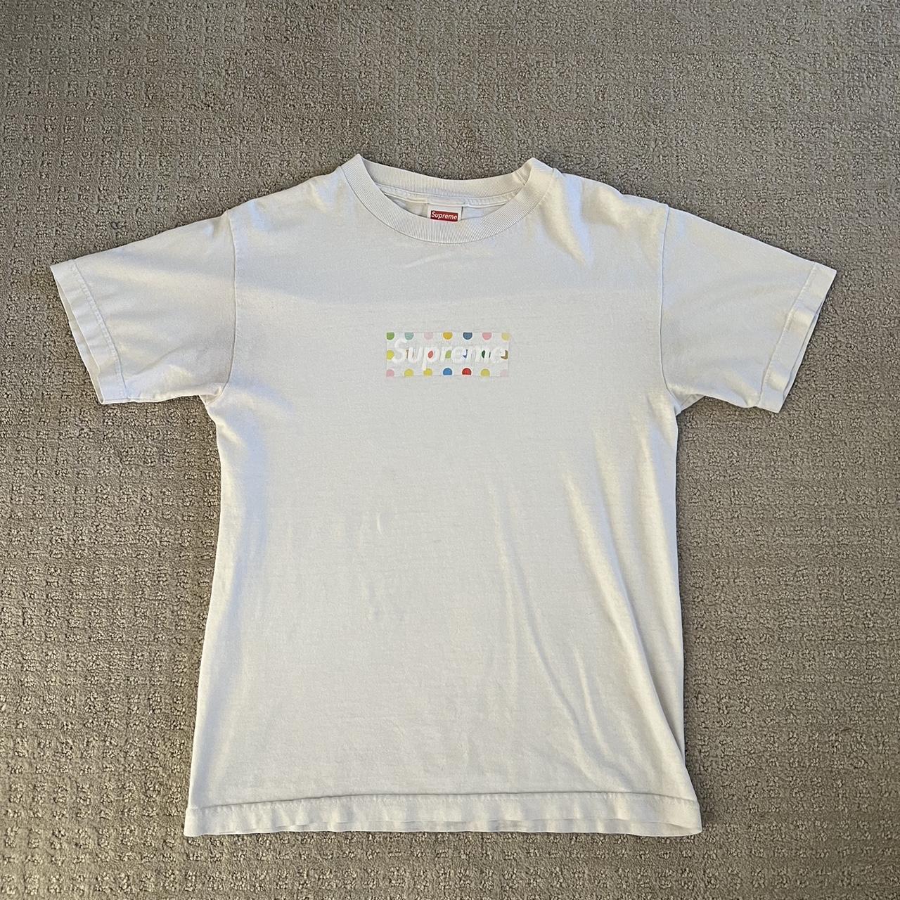 Damien Hirst Box Logo Tee By Supreme In White Size. Depop