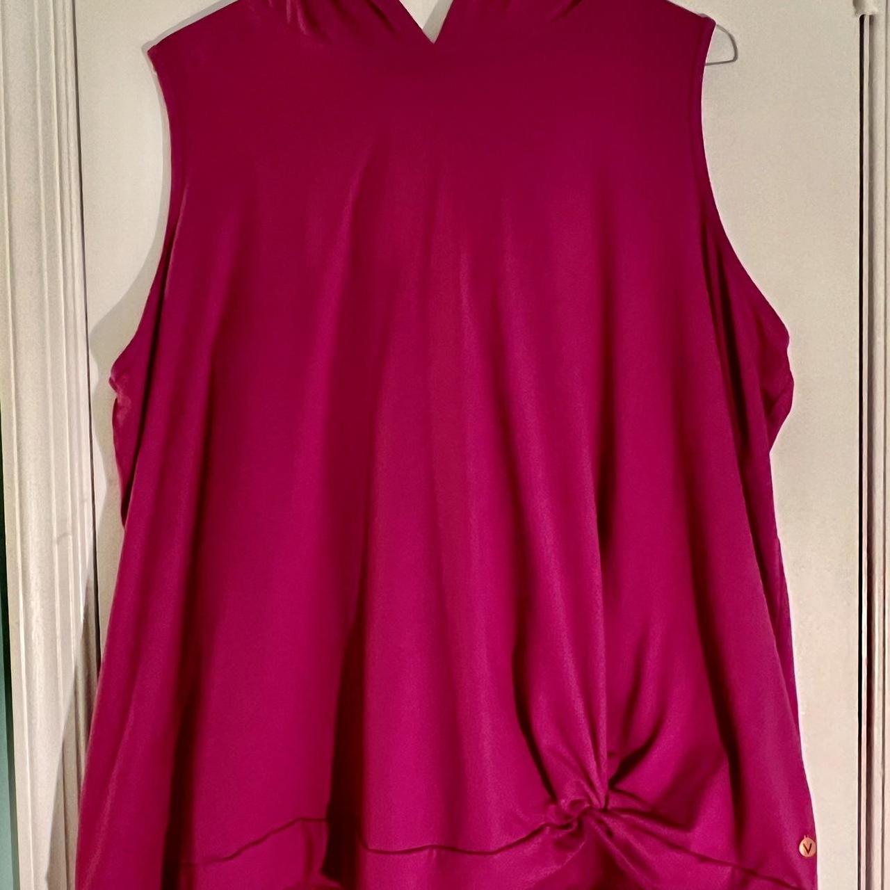 Lane Bryant Livi Workout hoody 26/28W magenta. ... - Depop